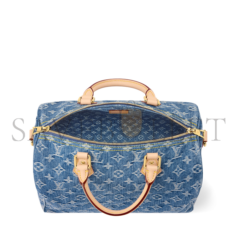 LOUIS VUITTON DENIM SPEEDY SOFT 30 M14430 (30*21*17cm) 